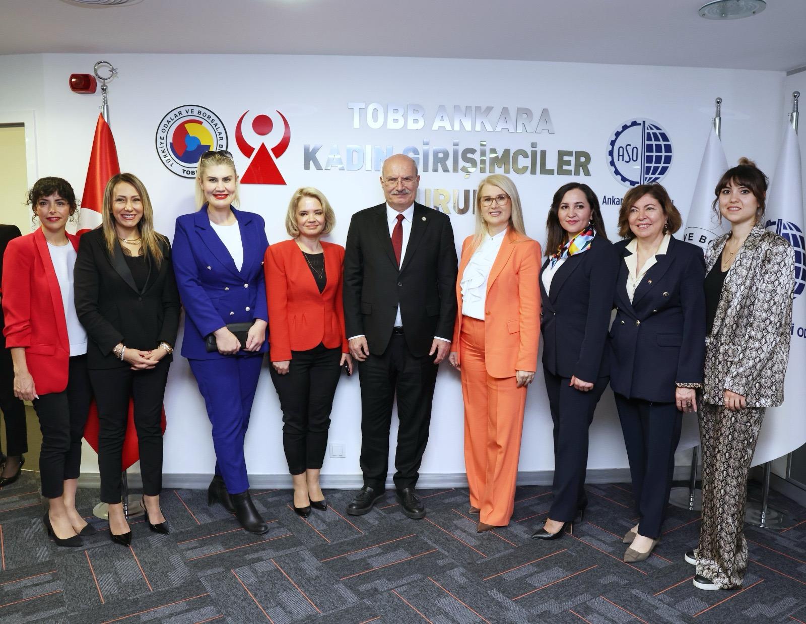 Başkanımız Gözde Diker TOBB Ankara Kadın Girişimciler Kurulu’nun yeni çalışma ofisinin açılışına katılım sağladı