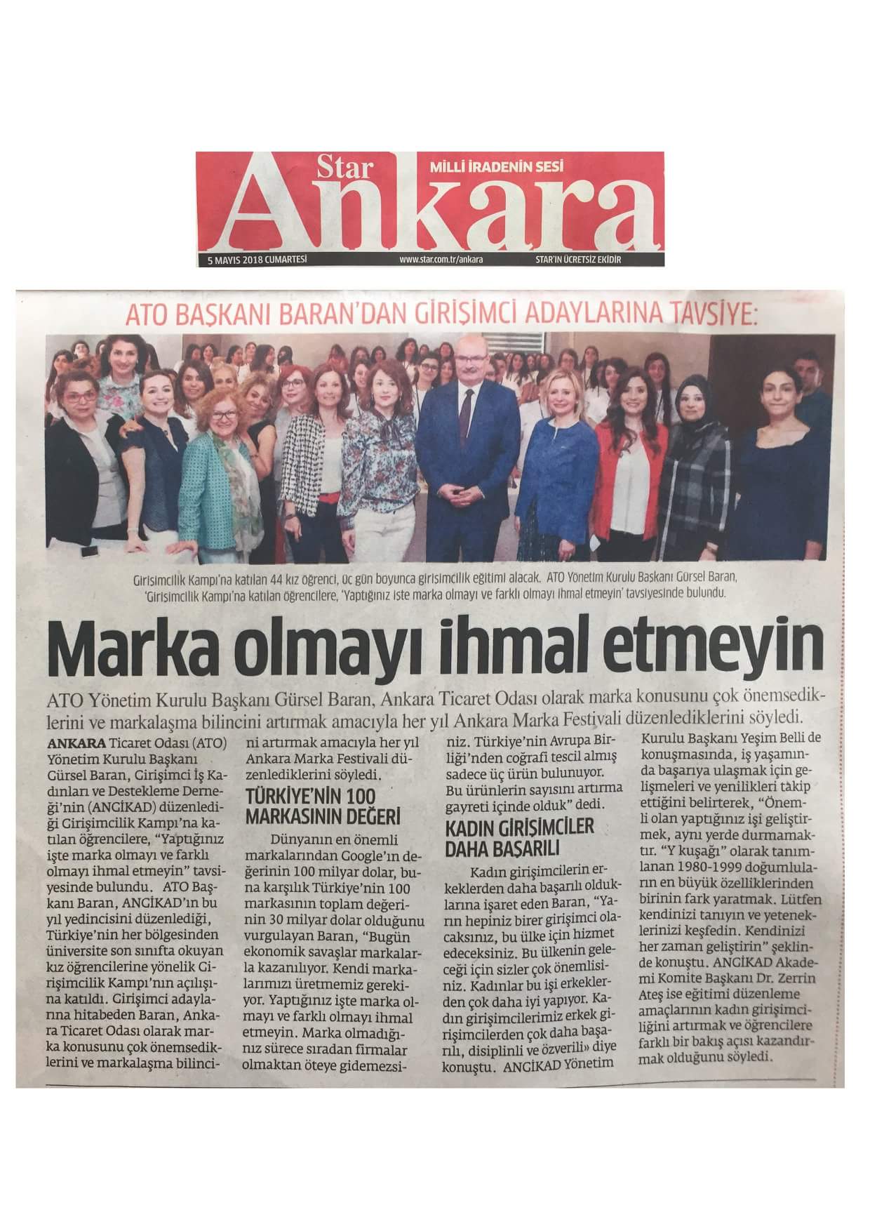 Star Ankara - Marka Olmayı İhmal Etmeyin
