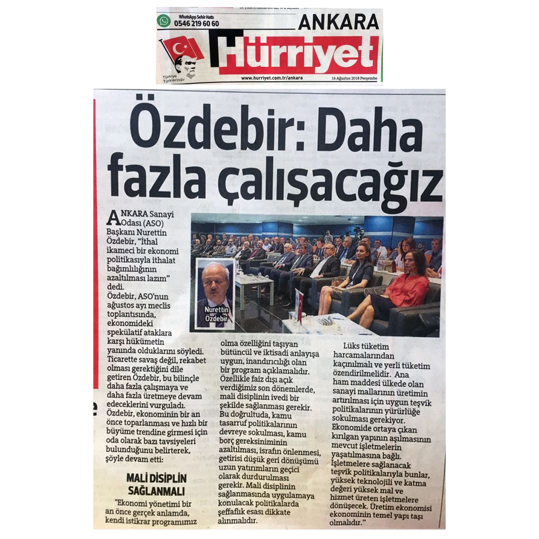 Hürriyet Ankara - Özdebir: Daha Fazla Çalışacağız