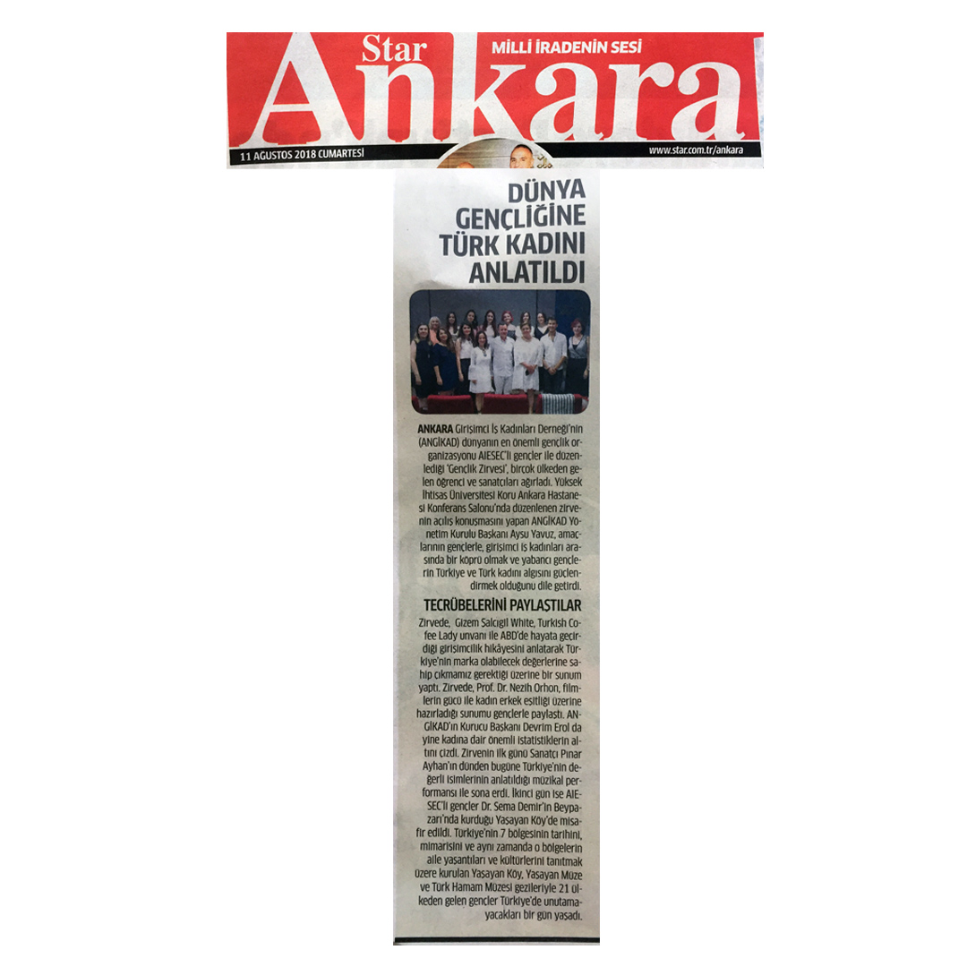 Star Ankara - Dünya Gençliğine Türk Kadını Anlatıldı