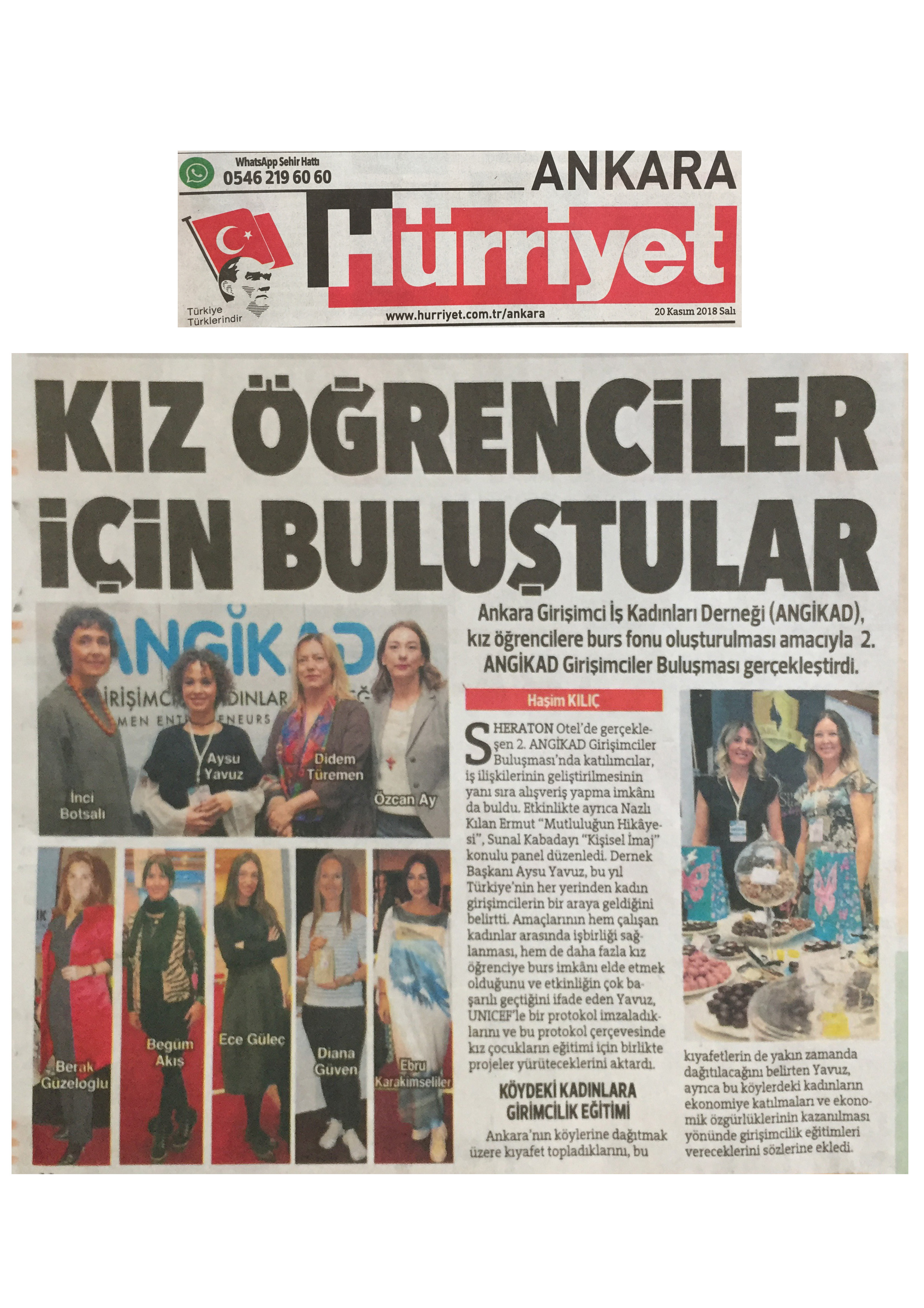 Hürriyet Ankara - Kız Öğrenciler için Buluştular