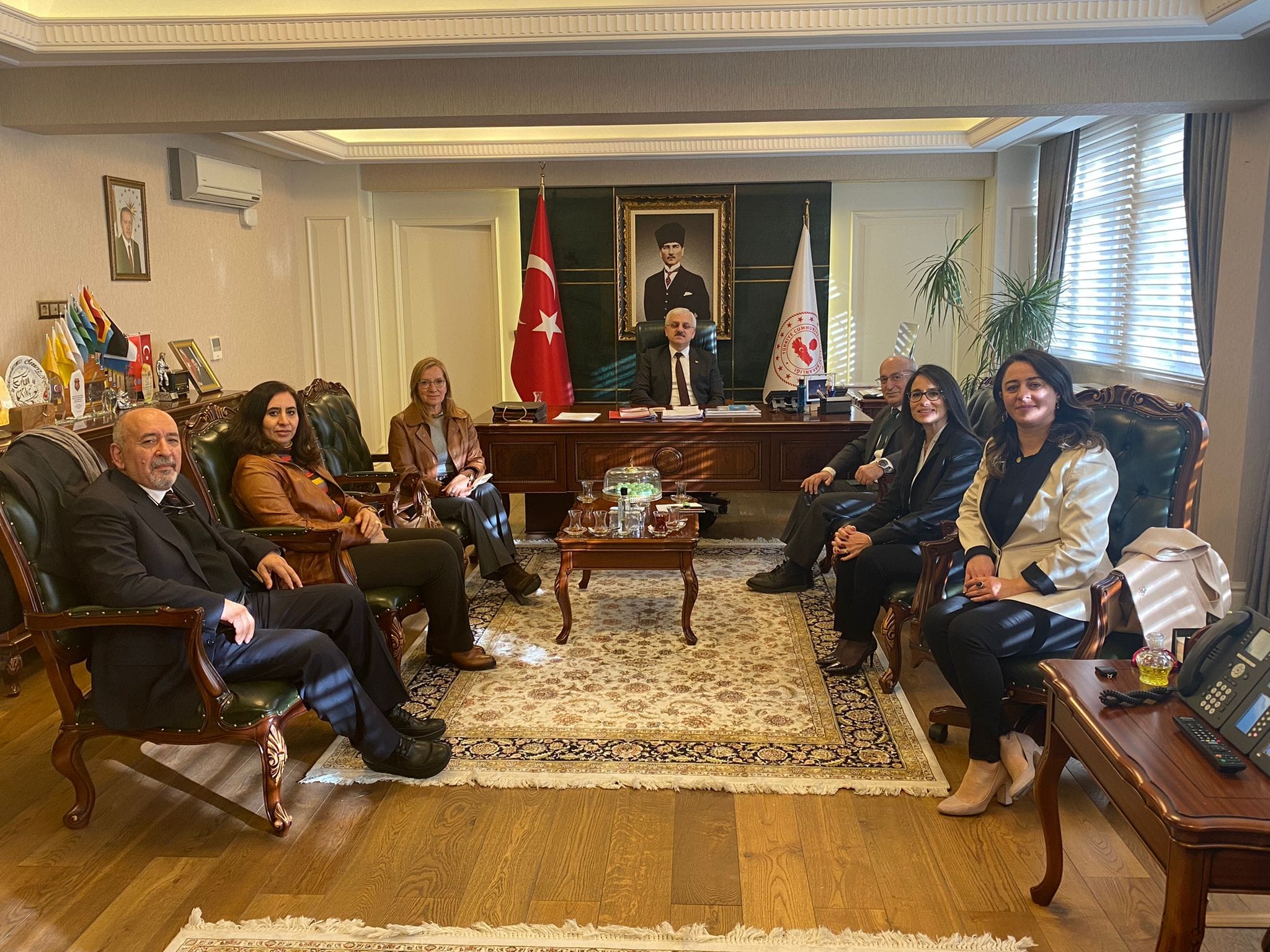 İçişleri Bakanlığı Sivil Toplumla İlişkiler Genel Müdürü Erkan Kılıç Ziyareti