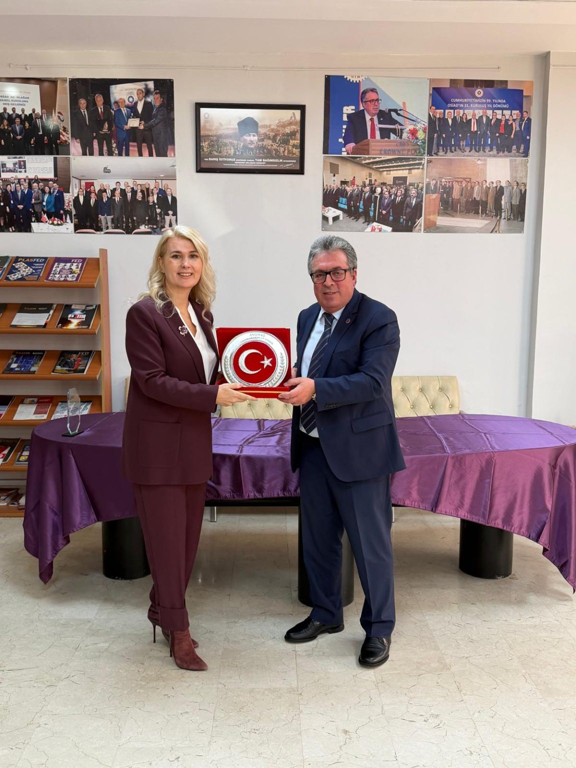 ANGİKAD Girişimci İş Kadınları Derneği, İÇASİFED’i Ziyaret Etti.